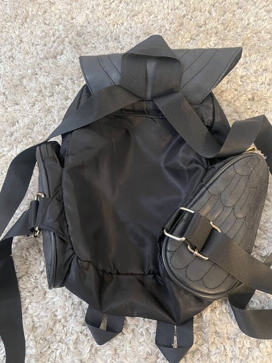 Black Owl Backpack Cute Mini Aesthetic Bag main image 6